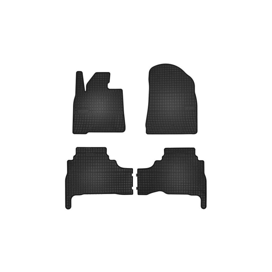 FROGUM Tailored 402294 Floor mat set for TOYOTA Land Cruiser 200 (J200) Elastomer, Front and Rear, Quantity: 4, Black, (LHD)