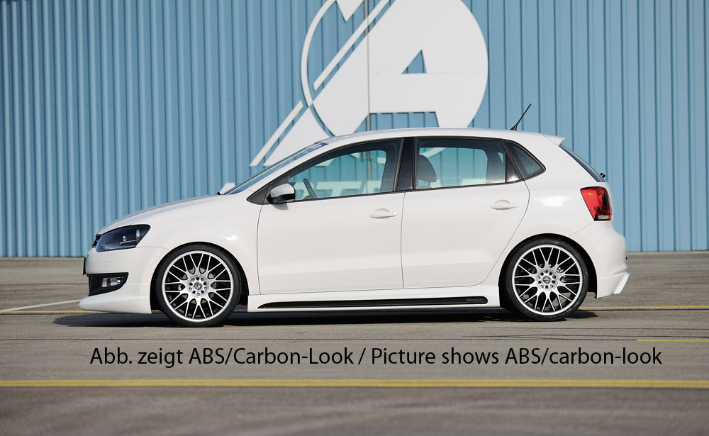 Rieger 00047205 VW 6R Polo Mk6 Right Side Skirt (Inc. Polo Mk6 GTI) -  Matte Black