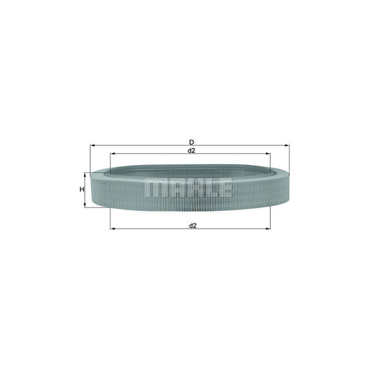 MAHLE ORIGINAL LX 638 Air Filter Filter Insert