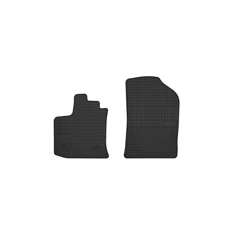 FROGUM Tailored 542667 Floor mat set for DACIA DOKKER Elastomer, Front, Quantity: 2, Black, (LHD)