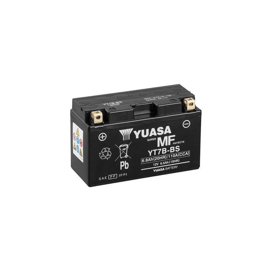 Yuasa YT7B-BS 12v VRLA Motorbike & Motorcycle Battery