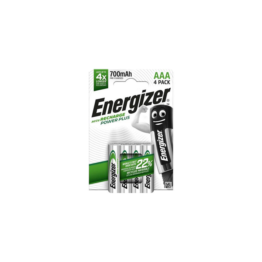 Energizer AAA 700 mAh Accu Recharge extreme (Card of 4) | Duco Car Parts UK Car Parts