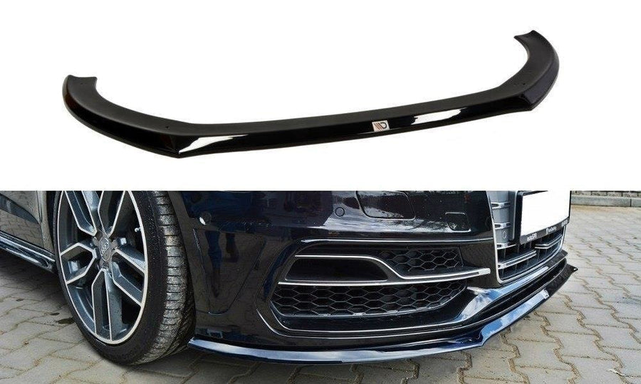 Maxton Design AU-S3-3-FD2T Front Splitter Audi S3 8V / A3 S-Line 8V Hatchback / Sportback | Duco Car Parts UK Car Parts