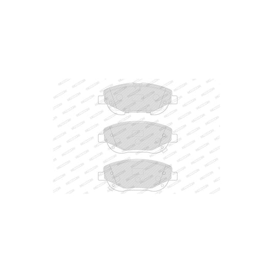 Ferodo Fdb4824 Brake Pad Set Premier With Acoustic Wear Warning With Accessories