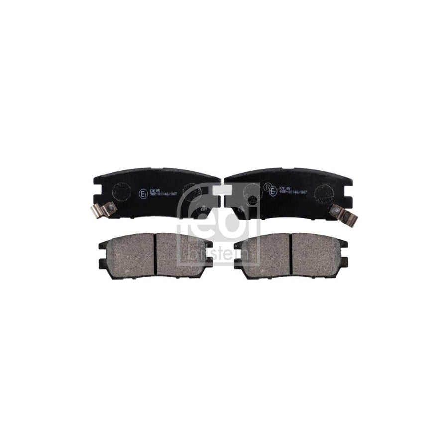 Febi Bilstein 170239 Brake Pad Set Rear Axle With Acoustic Wear Warning