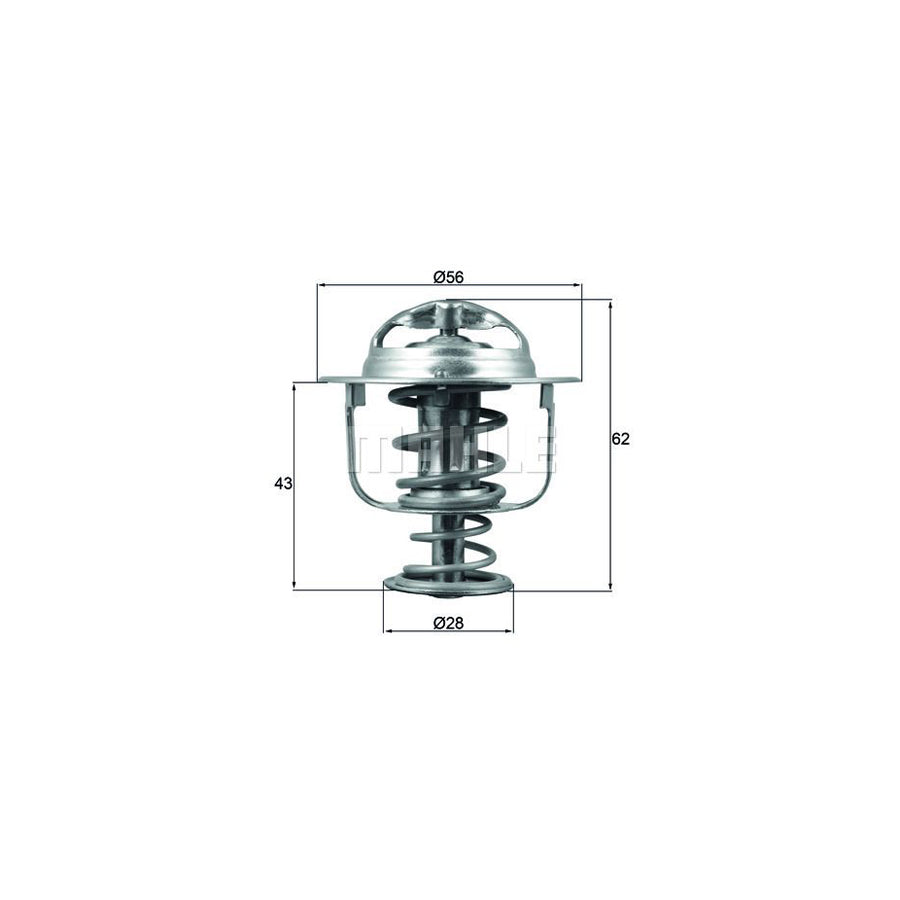 MAHLE ORIGINAL TX 197 71D Engine thermostat Opening Temperature: 71°C, with seal