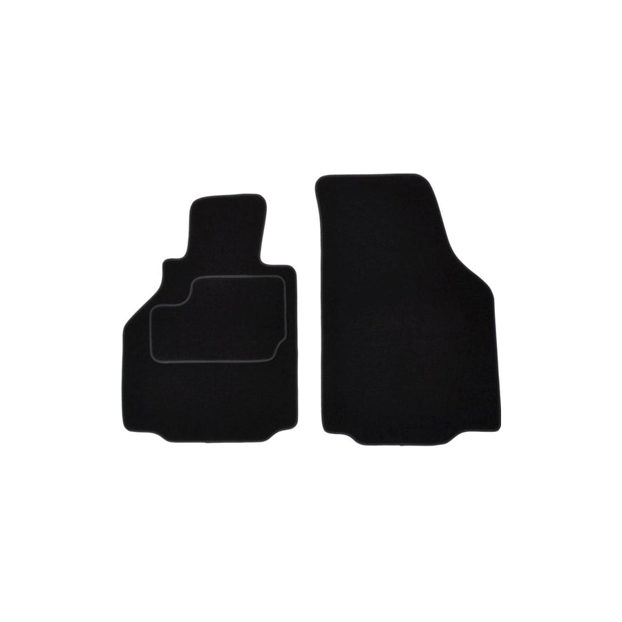 MAMMOOTH Tailored A041 POR70 PRM 01 Floor mat set for PORSCHE Boxster (986) Textile, Front, Quantity: 2, Black