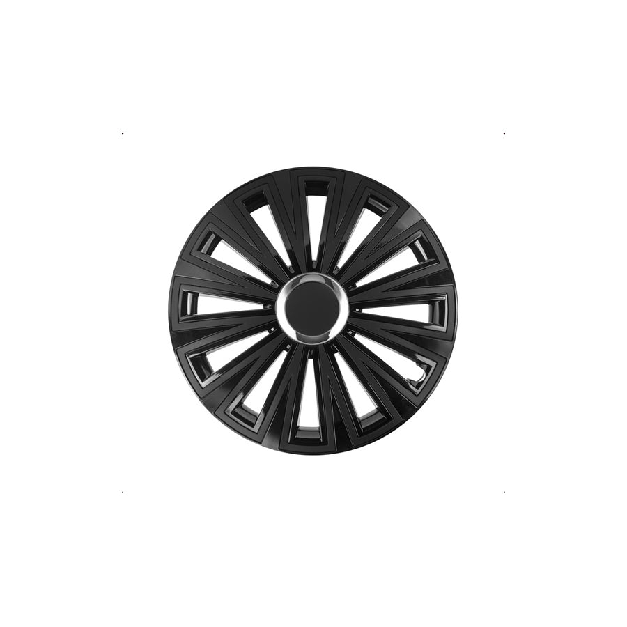 LEOPLAST SUNSET CZ 15 Wheel trims 15 Inch Black Duco Car Parts UK