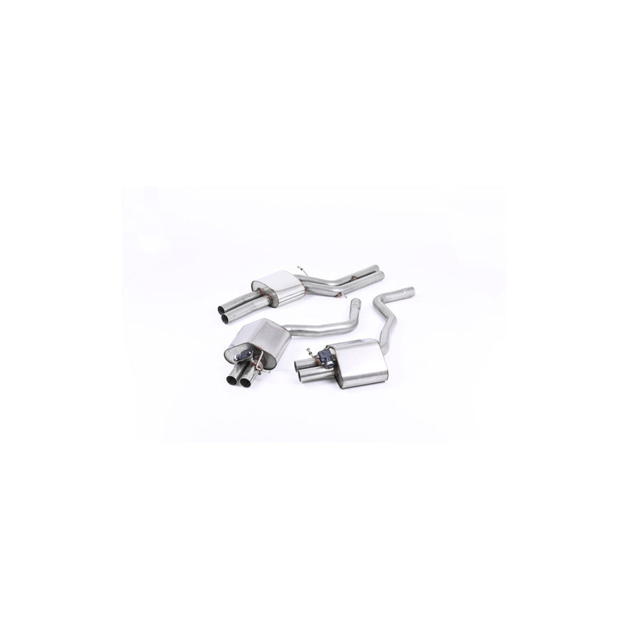 MillTek Audi C7 Non-Resonated Cat-Back Exhaust (RS6 & RS7)