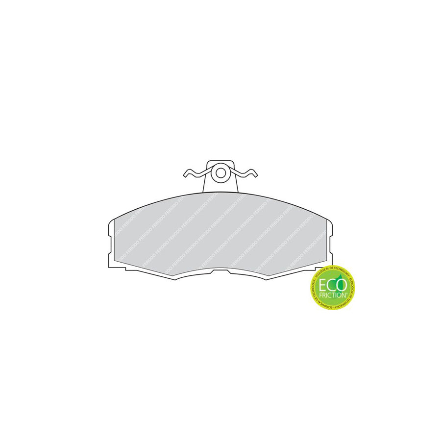 Ferodo Premier Eco Friction Fdb275 Brake Pad Set Not Prepared For Wear Indicator With Brake Caliper Screws With Accessories