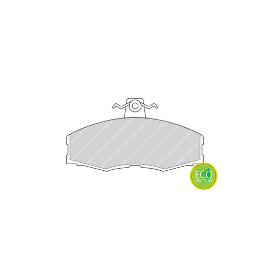 Ferodo Premier Eco Friction Fdb275 Brake Pad Set Not Prepared For Wear Indicator With Brake Caliper Screws With Accessories