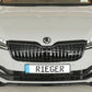Rieger 00088175 Skoda 3T 3V Superb III Front Splitter - Glossy Black