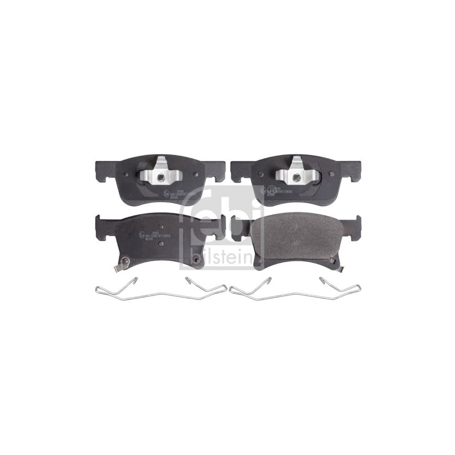 Febi Bilstein 16942 Brake Pad Set Front Axle With Acoustic Wear Warning With Staples