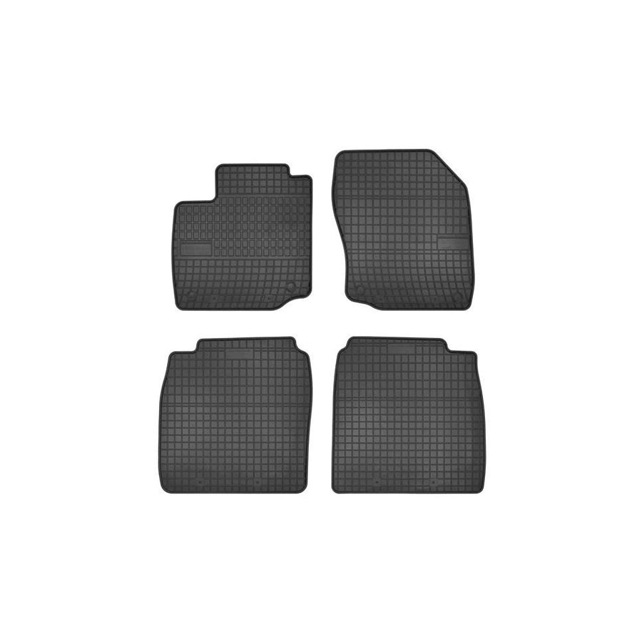 FROGUM Tailored 0833 Floor mat set for HONDA Civic IX Hatchback (FK) Elastomer, Front and Rear, Quantity: 4, Black, (LHD)