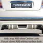 Rieger 00099163 Fiat 500 (312) Rear Diffuser