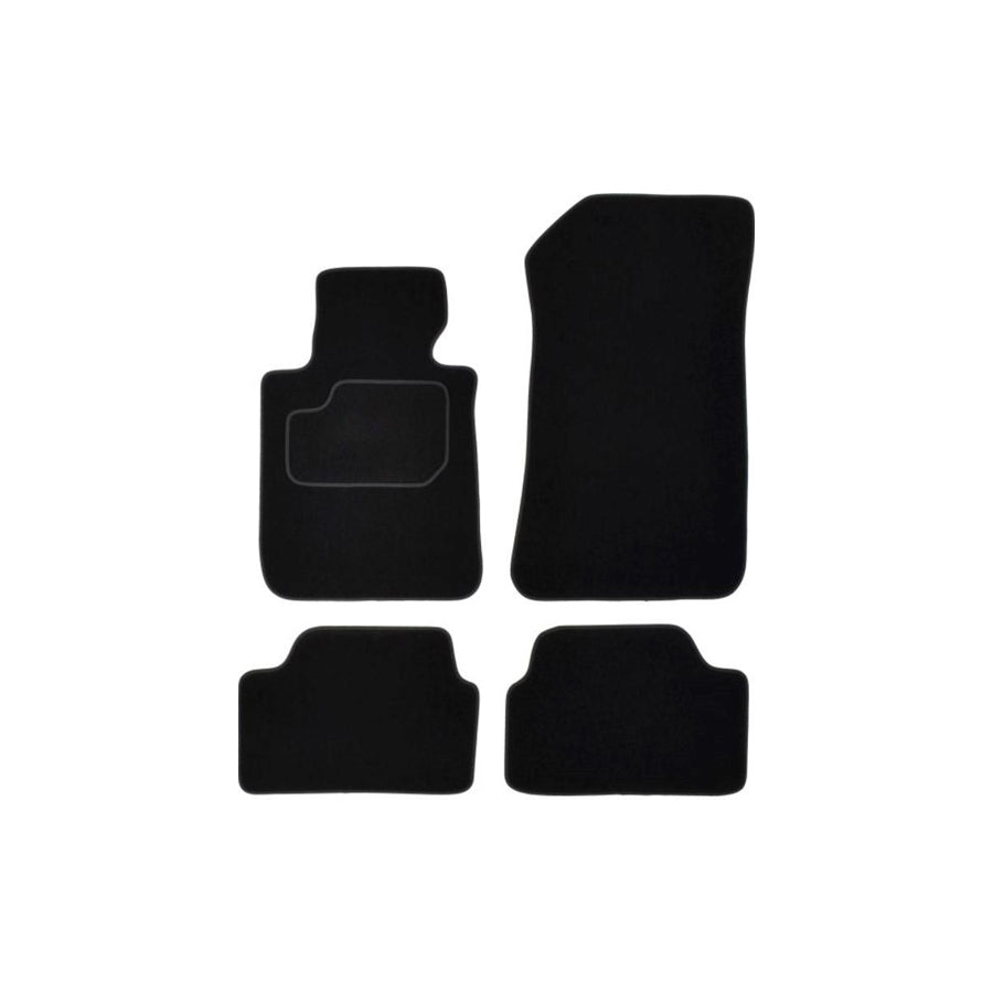 MAMMOOTH A041 BM10 PRM 01 Floor mat set for BMW 1 Hatchback (E87) Textile, Front and Rear, Quantity: 4, Black
