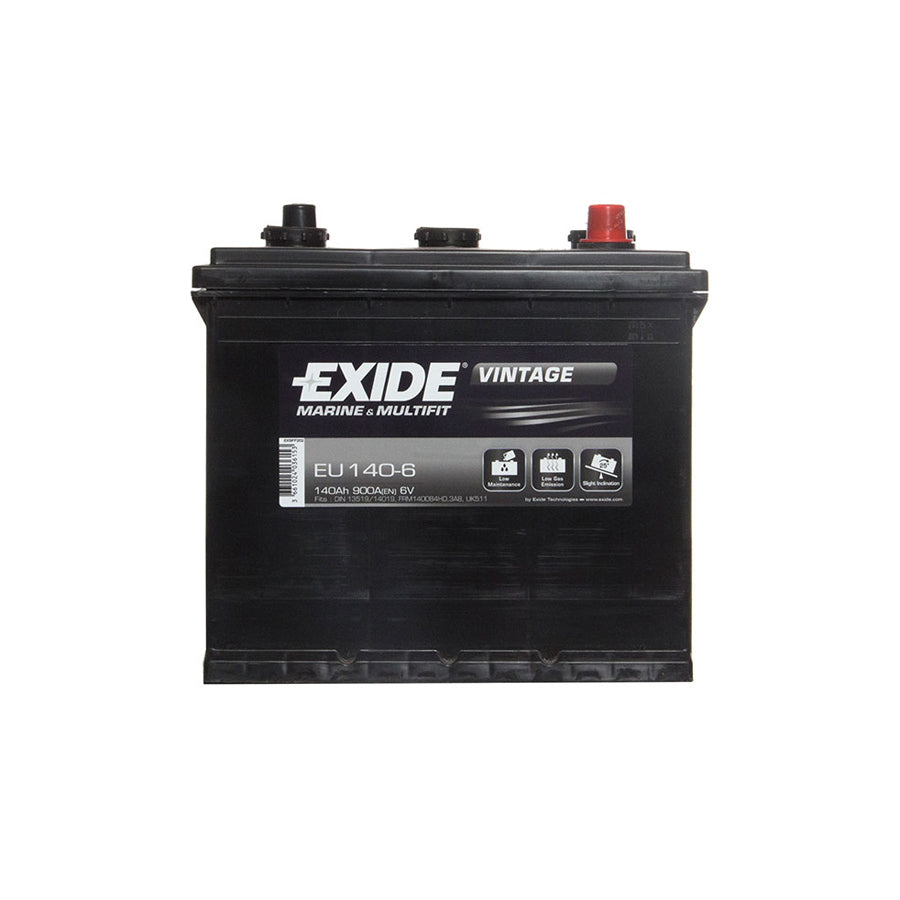 Exide Excell 521 Car Battery (140Ah) - 3 Year Guarantee