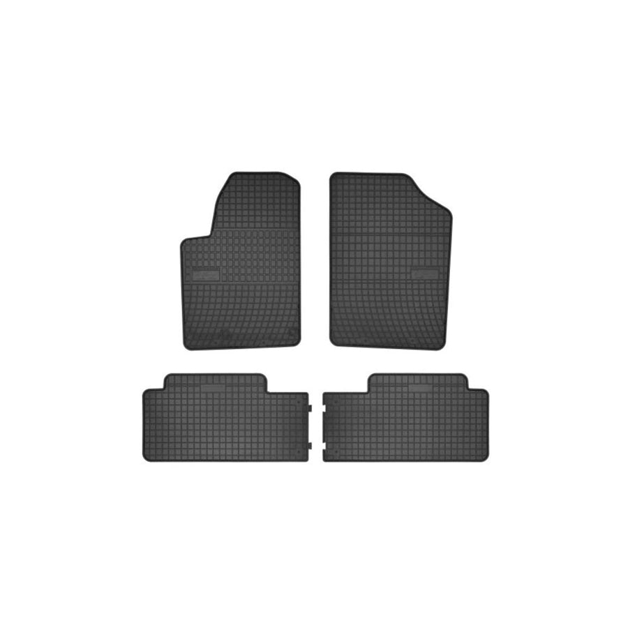 FROGUM Tailored 0645 Floor mat set Elastomer, Front and Rear, Quantity: 4, Black, (LHD)