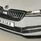 Rieger 00088175 Skoda 3T 3V Superb III Front Splitter - Glossy Black