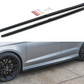 Maxton Design AU-S3-3F-S-SD2T Side Skirts Diffusers V.2 Audi S3 / A3 S-Line 8V FL Sedan | Duco Car Parts UK Car Parts