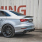 Maxton Design Audi S3 8V FL Sedan Rear Side Splitters V.2