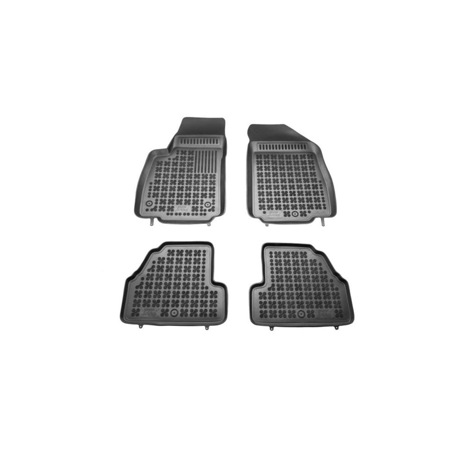 REZAW PLAST 200519 Floor mat set for CHEVROLET Trax Elastomer, Front and Rear, Black