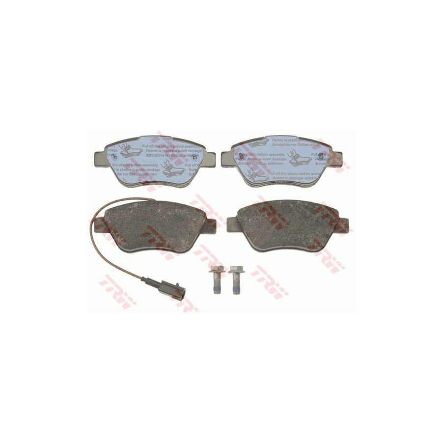 TRW Cotec Gdb1590 Brake Pad Set Incl Wear Warning Contact With Brake Caliper Screws With Accessories