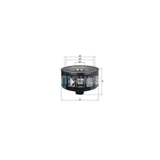 MAHLE ORIGINAL OC 404 Oil Filter Spin-on Filter