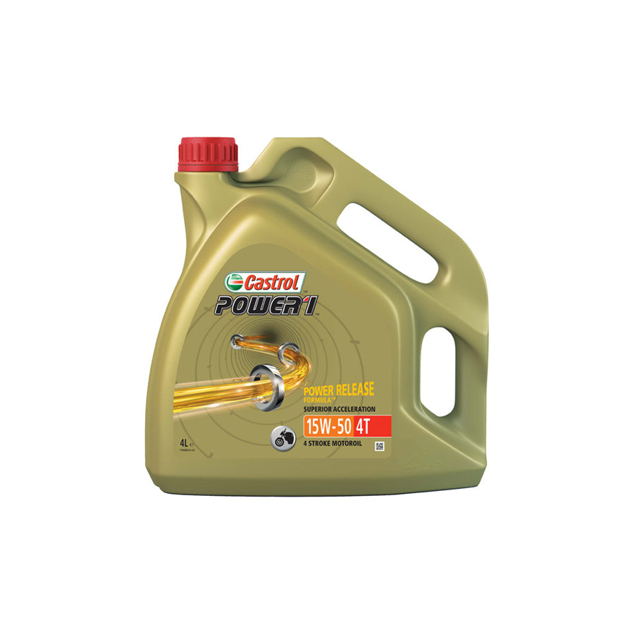 Castrol Power1 15W-50 4T Motorcycle 4 Stroke - 4Ltr