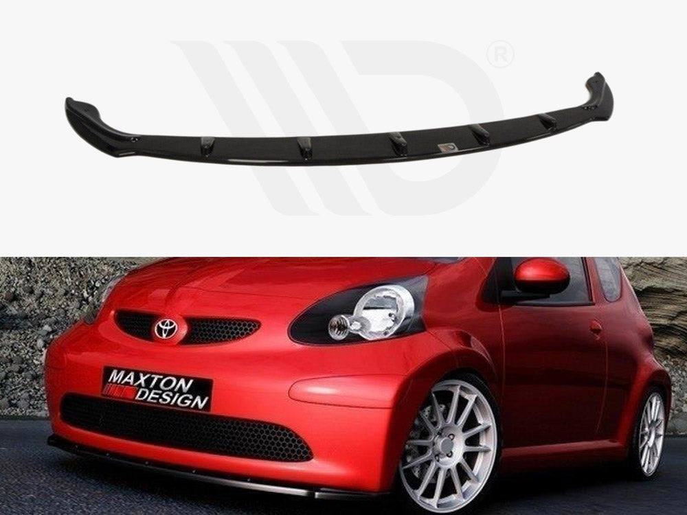 Maxton Design TO-AY-1-FD1T Front Splitter Toyota Aygofits | Duco Car Parts UK Car Parts
