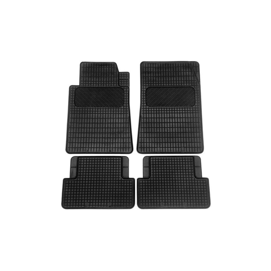 AMiO Tailored, RCM-03 01711 Floor mat set Elastomer, Front and Rear, Quantity: 4, Black