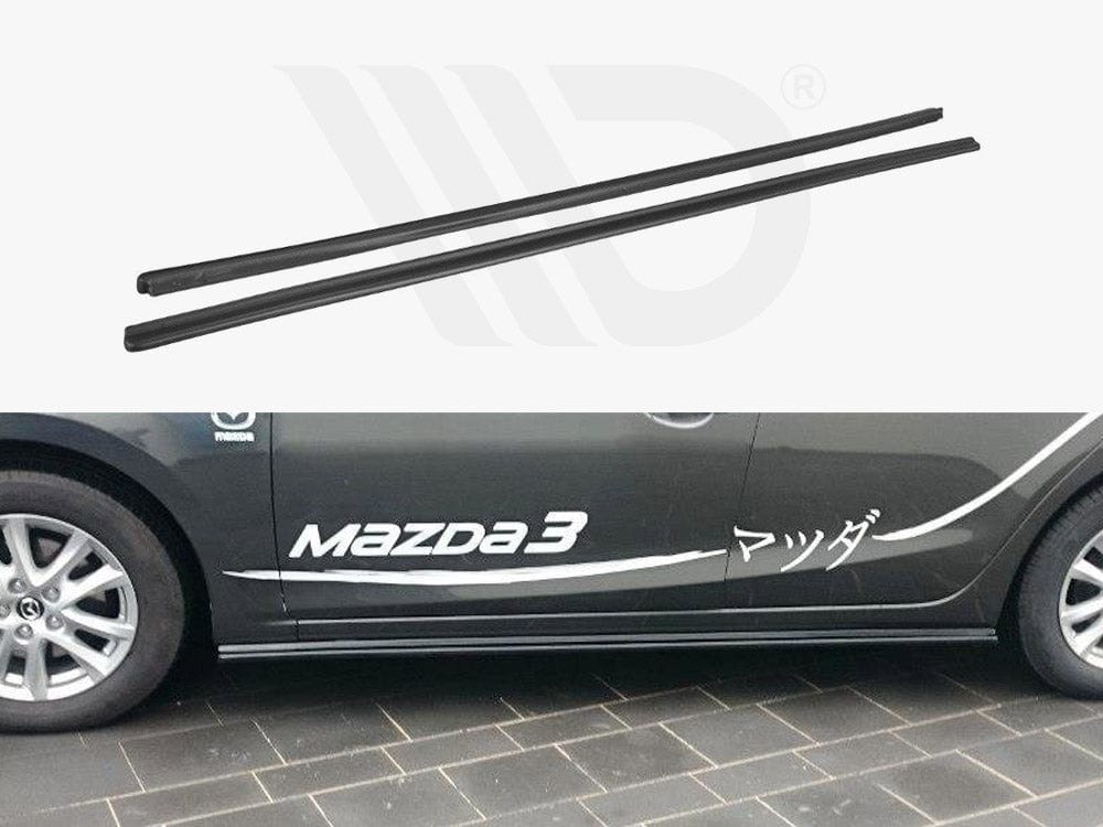 Maxton Design MA-3-3F-SD1T Side Skirts Diffusers Mazda 3 MK3 | Duco Car Parts UK Car Parts