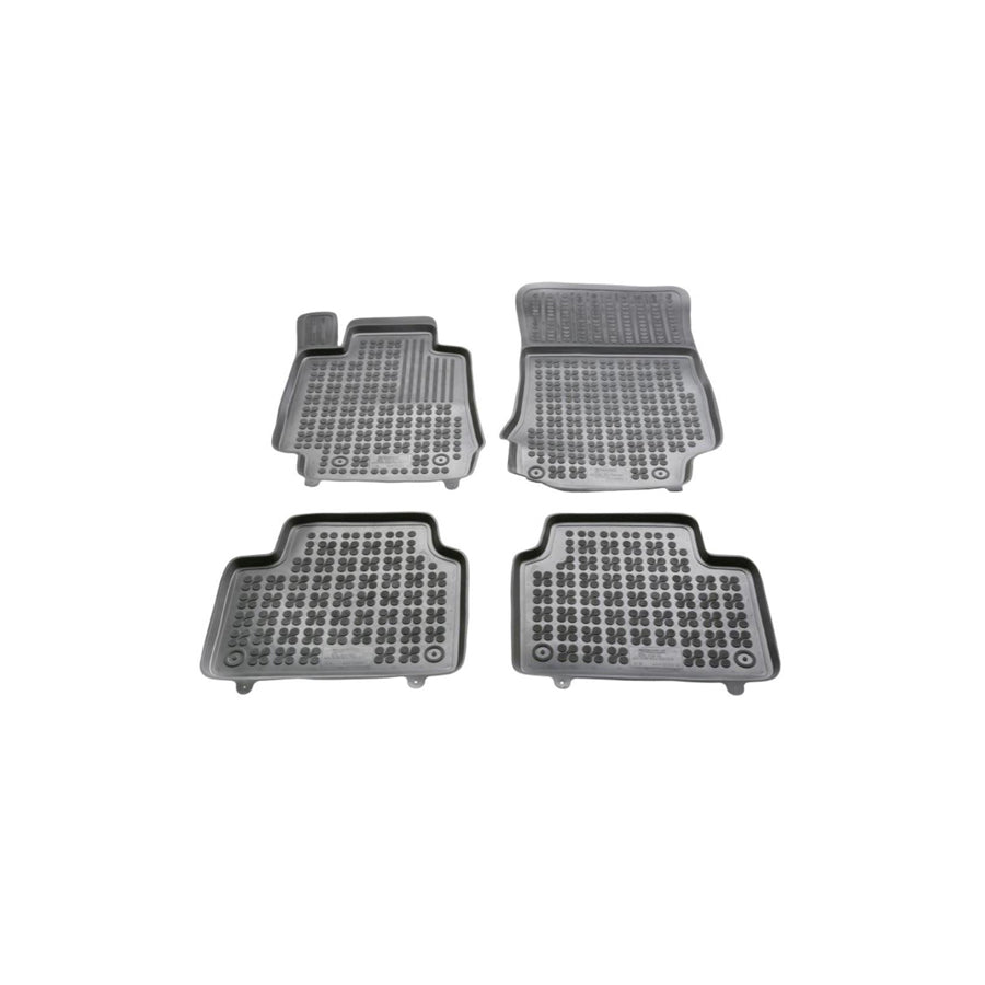 REZAW PLAST 202503 Floor mat set for ALFA ROMEO Giulia Saloon (952) Elastomer, Front and Rear, Black