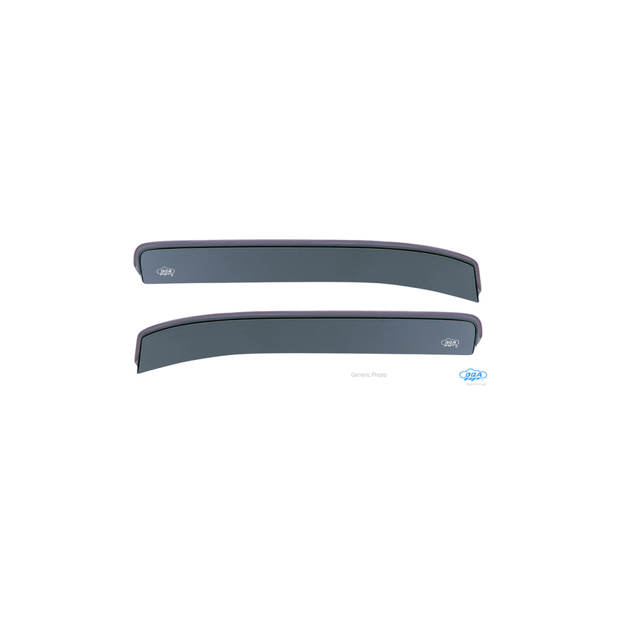 DGA 22116R Wind deflectors for SKODA OCTAVIA Arrow direction, inner, Rear