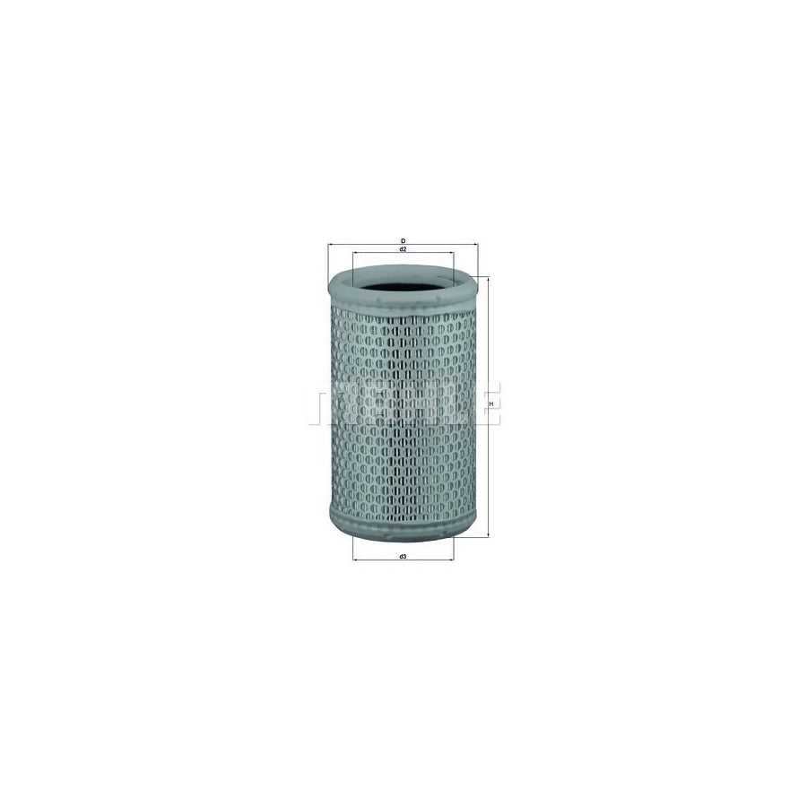 MAHLE ORIGINAL LX 646/1 Air Filter Filter Insert