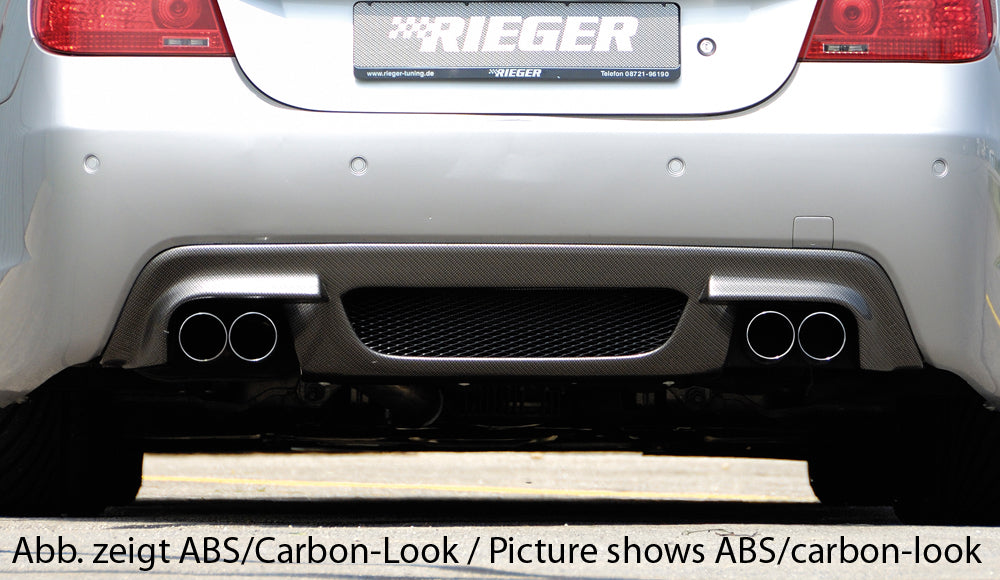Rieger 00053605 BMW 5 Series E60 E61 Rear Diffuser