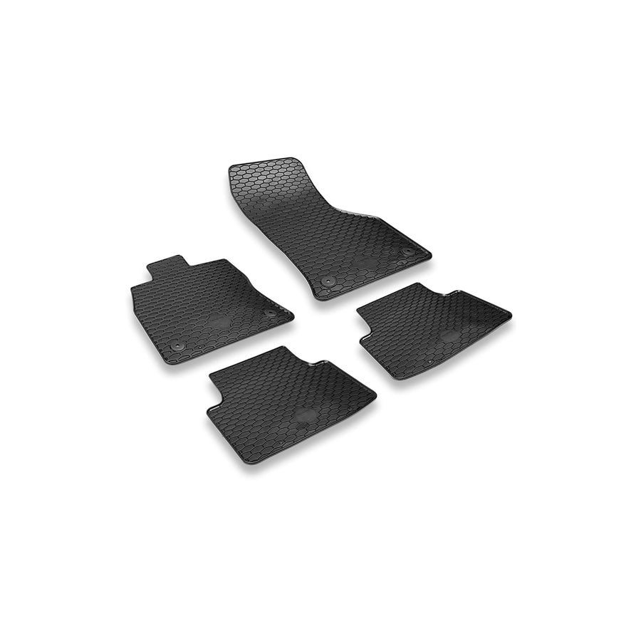 HEYNER PREMIUM OEM 737100 Floor mat set for VW PASSAT Elastomer, Quantity: 4, Black