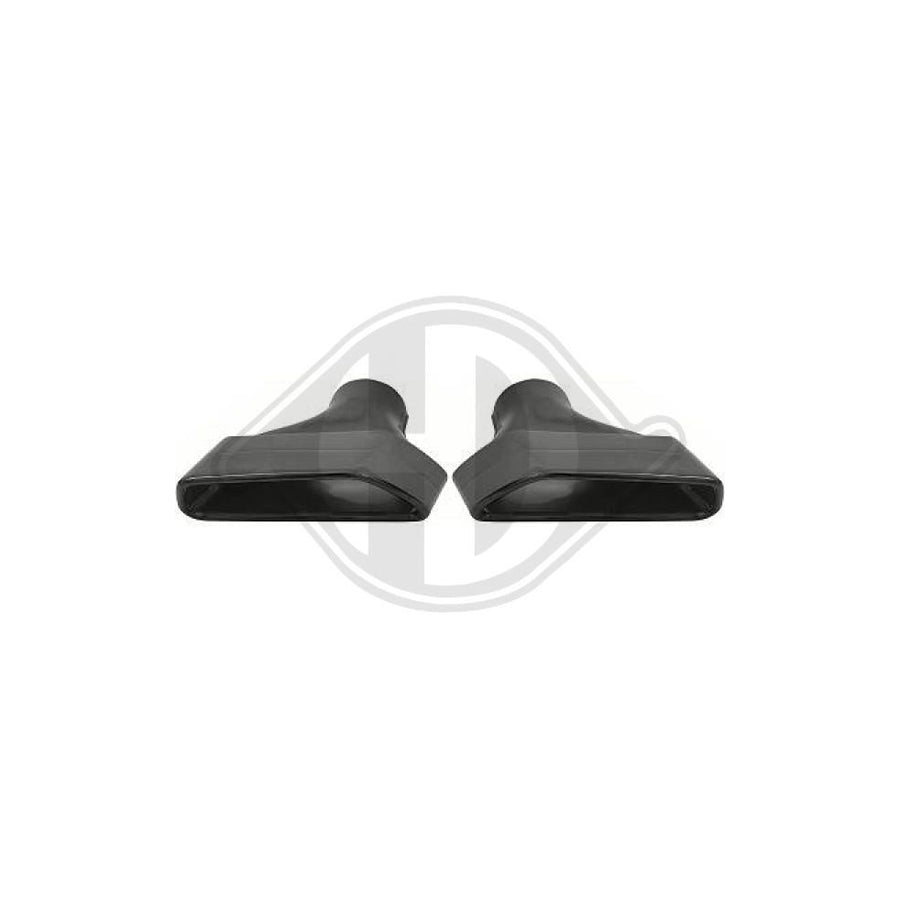 DIEDERICHS 4122603 Exhaust tip for BMW 5 Series Black, Stainless Steel, Left, Right
