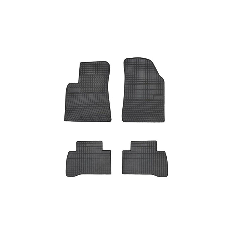 FROGUM Tailored 547440 Floor mat set for KIA Niro (DE) Elastomer, Front and Rear, Quantity: 4, Black, (LHD)