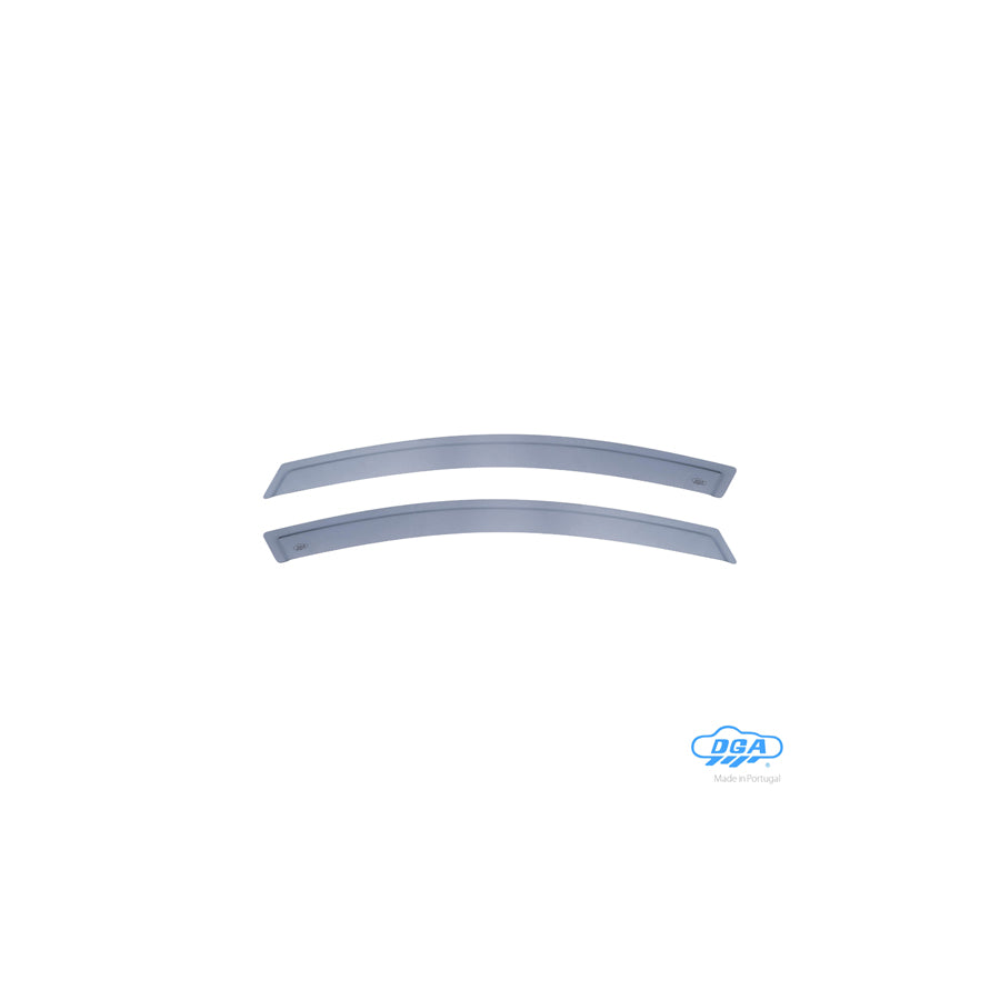 DGA 108040 Wind deflectors for FORD FIESTA Arrow direction, Front, outer