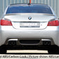 Rieger 00053605 BMW 5 Series E60 E61 Rear Diffuser for Twin Tailpipe Left & Right -  Matte Black