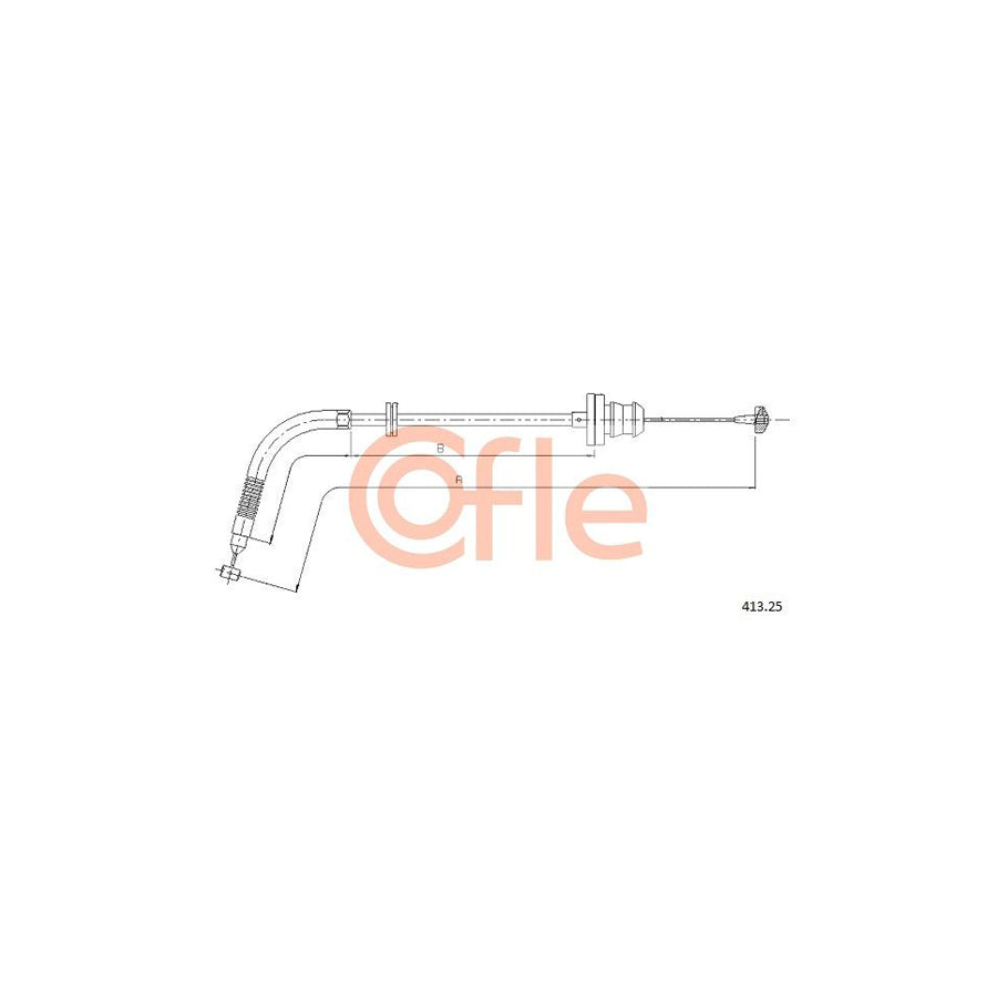 COFLE 413.25 Throttle Cable for FIAT Punto II Hatchback (188) | Duco Car Parts UK Car Parts