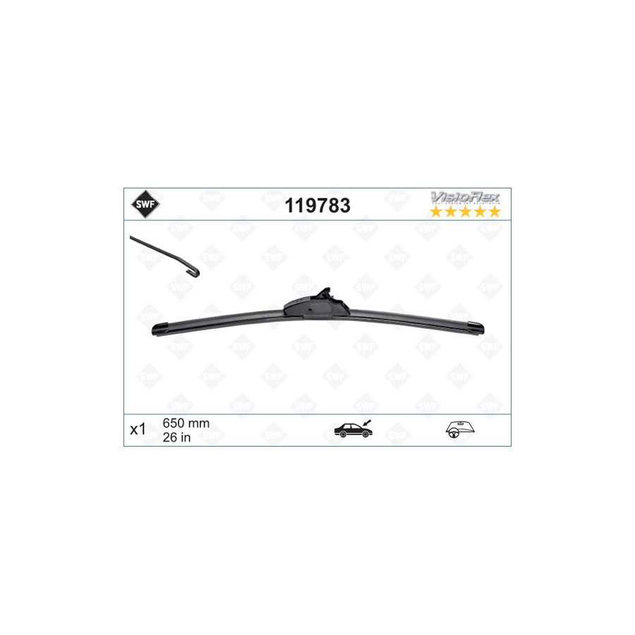 Swf Visioflex 119783 Wiper Blade For Renault Twingo | Duco Car Parts UK Car Parts
