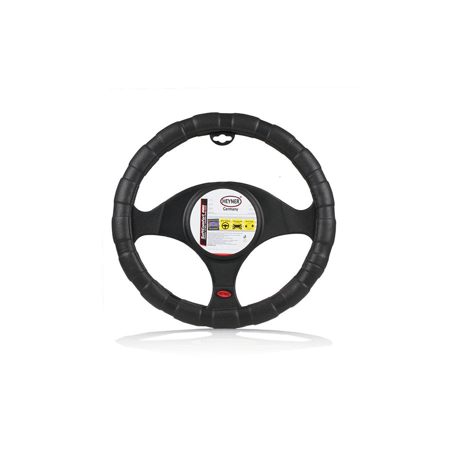 HEYNER SoftComfort Pro 601000 Steering wheel cover Black, ?: 37-39cm, PVC