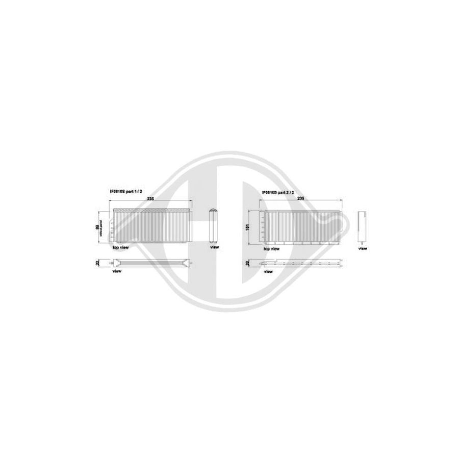 Diederichs Dci0810S Pollen Filter | Duco Car Parts UK Car Parts