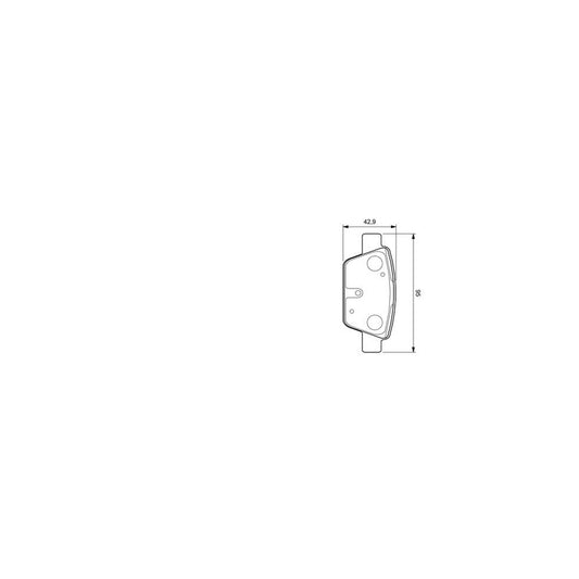 Bosch 0986424594 Brake Pad Set With Mounting Manual BP336