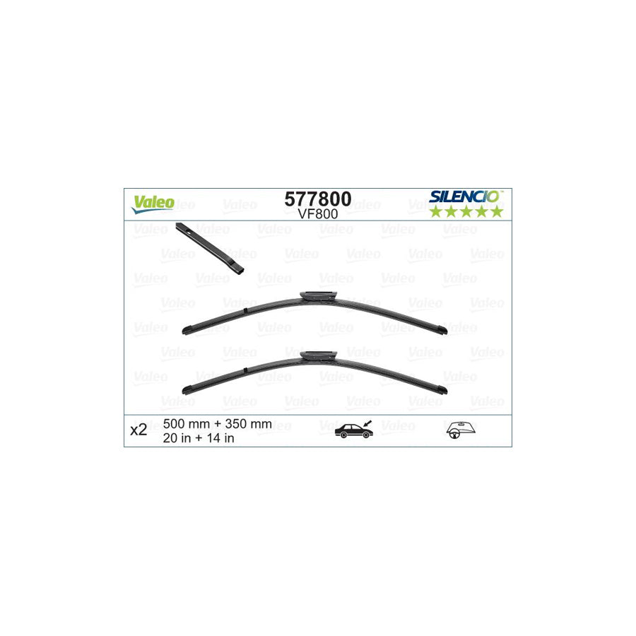 Valeo Silencio X.Trm 577800 Wiper Blade | Duco Car Parts UK Car Parts