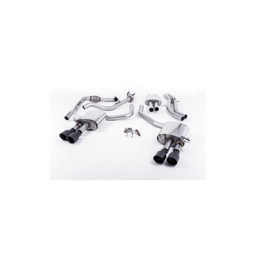 MillTek Audi B9 Resonated Cat-Back Exhaust (S4 & S5)
