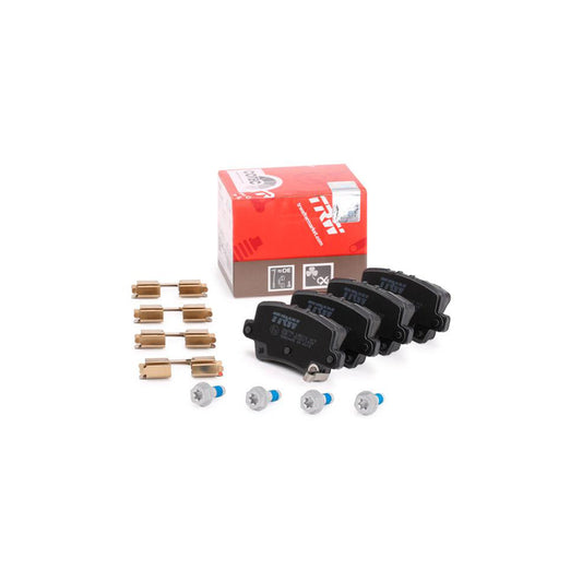 TRW Cotec Gdb3408 Brake Pad Set For Honda Civic With Acoustic Wear Warning With Brake Caliper Screws With Accessories