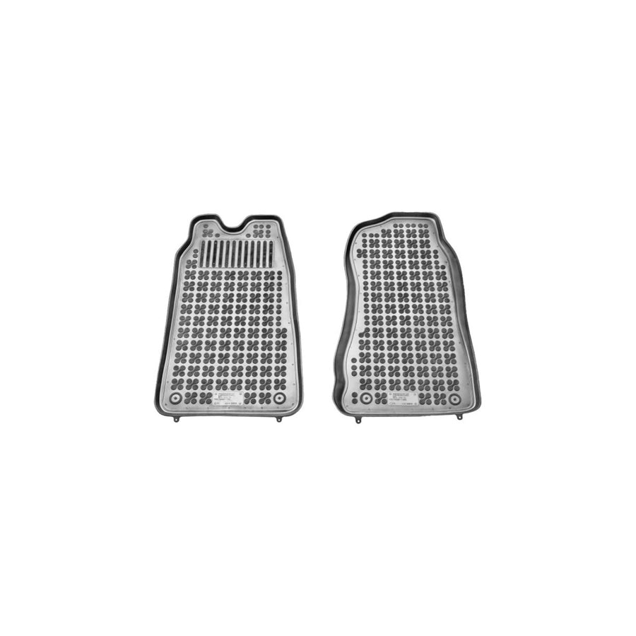 REZAW PLAST 200613 Floor mat set for FORD TRANSIT Elastomer, Front, Quantity: 2, Black